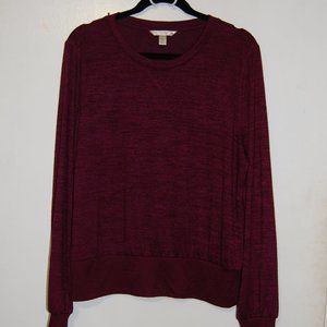 Banana Republic, maroon, jersey top
